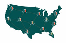 Data Center Map Across United States