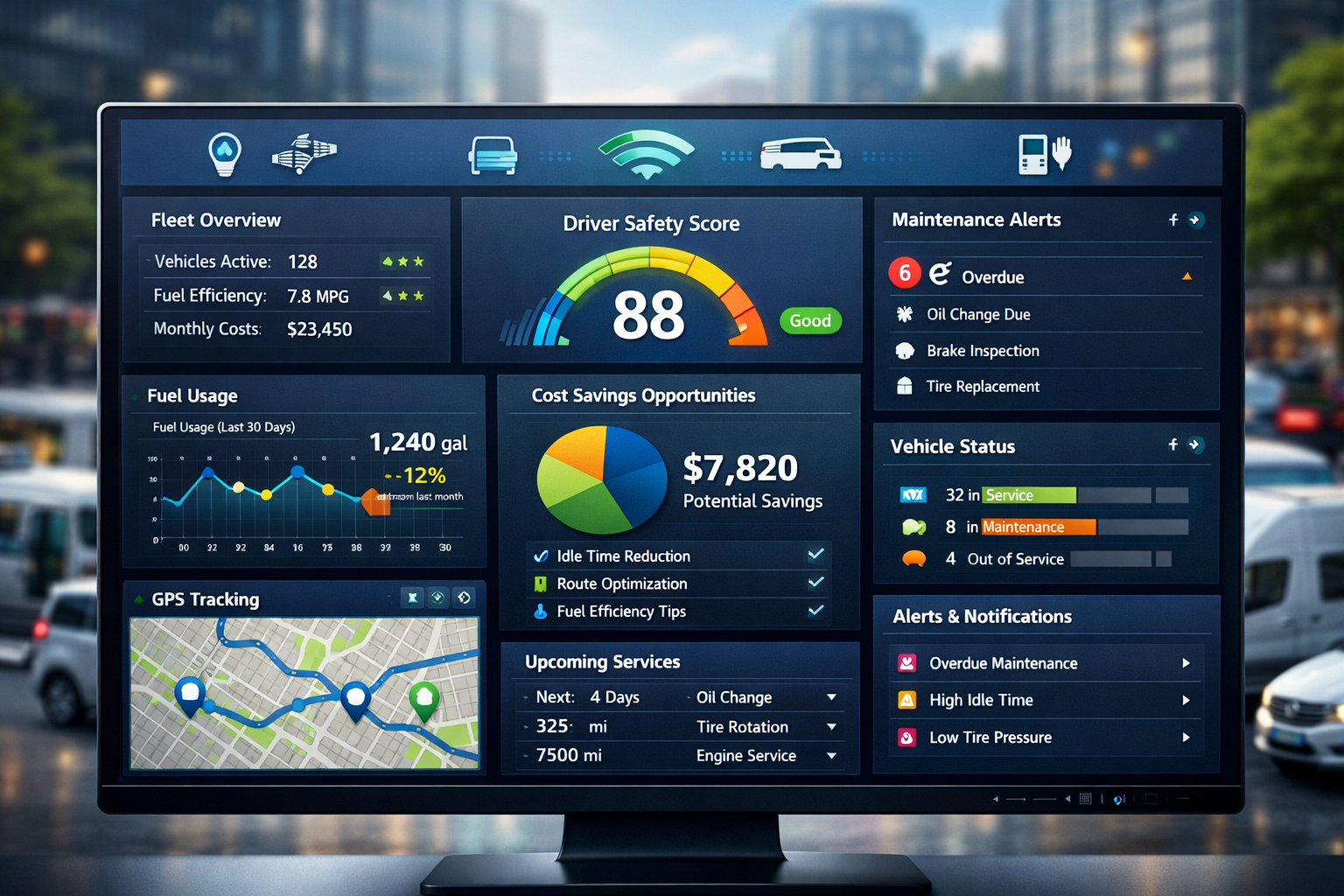 How to Reduce Fleet Management Costs Using Connected Data Insights