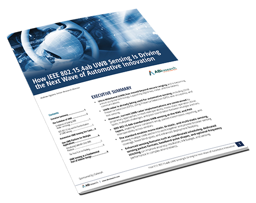 How IEEE 802.15.4ab UWB Sensing Is Driving the Next Wave of Automotive Innovation
