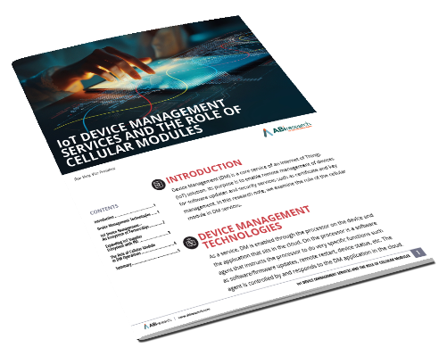 IoT Device Management Services and The Role of Cellular Modules